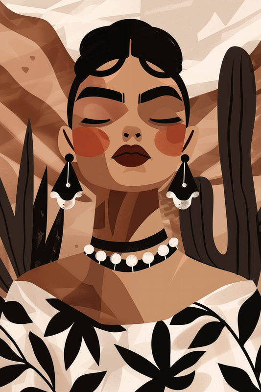 Painting of Fashionable African Women Wall Art - beink online art store