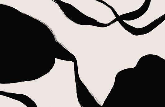 Ink Blot Abstraction Modern Wall Art - beink online art store