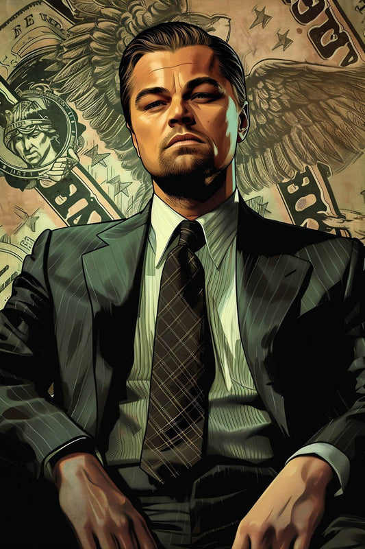 Leonardo DiCaprio Rich Look Wall Art - beink online art store