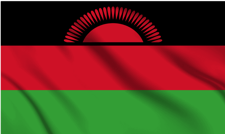 Malawi National Flag Wall Art - beink online art store