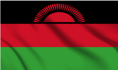 Malawi National Flag Wall Art - beink online art store