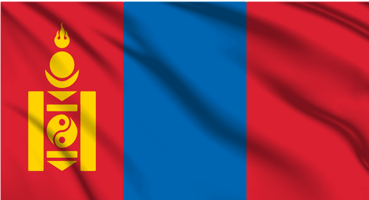 Mongolia National Flag Wall Art - beink online art store
