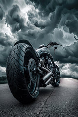 Modern Motorcycle Wall Art