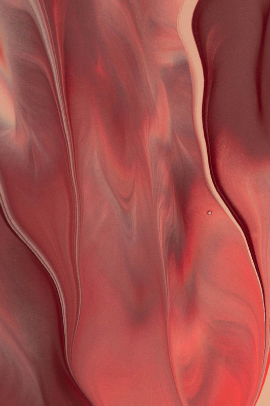 Red Oil Paint Background Abstract Wall Art - beink online art store