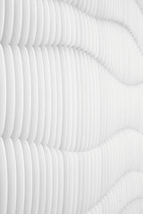 White Texture Flow Abstract Wall Art