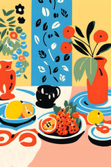 Fruit And Flower Painting Wall Art - beink online art store