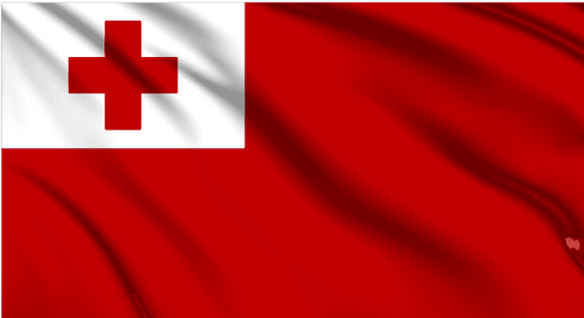 Tonga National Flag Wall Art - beink online art store
