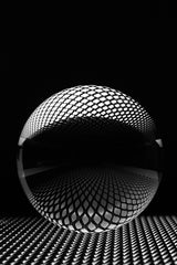 Lense Ball Black & White Wall Art