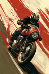 Motorcycle Race Wall Art