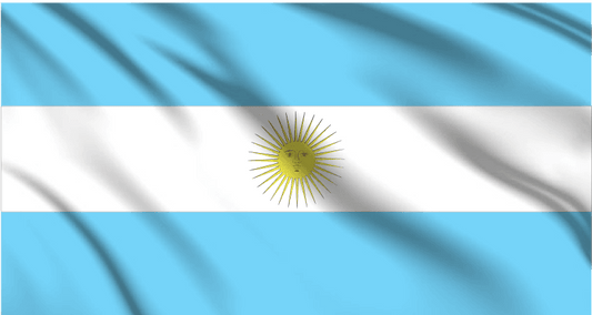 Argentina National Flag Wall Art - beink online art store