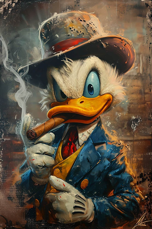 Scroodge McDuck, Dark Edition Wall Art - beink online art store