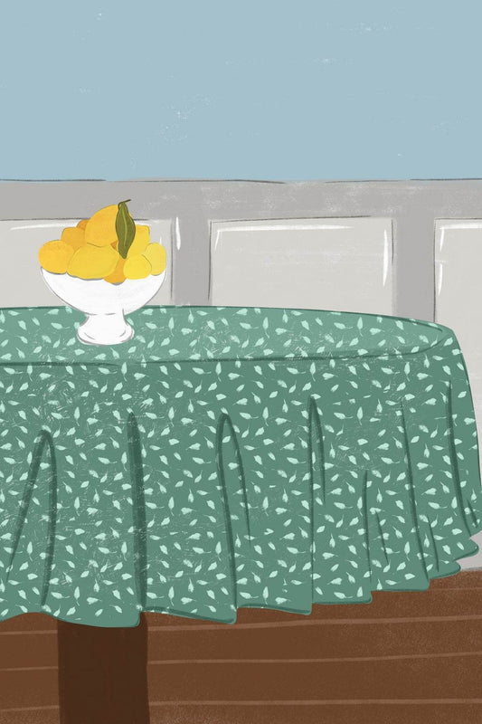 Lemon On The Table Wall Art - beink online art store