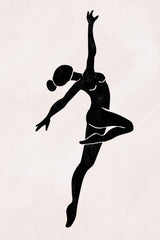 Black and White Dance Wall Art