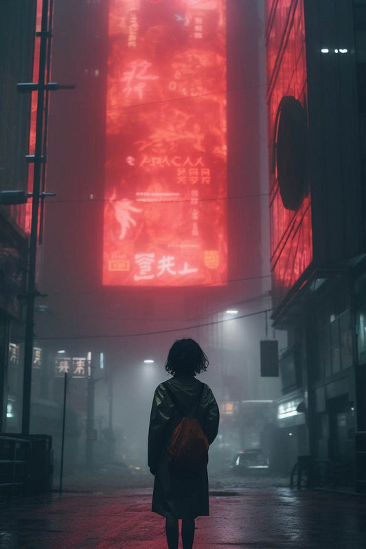Chinatown At Night Wall Art - beink online art store