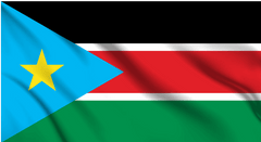 South Sudan National Flag Wall Art - beink online art store