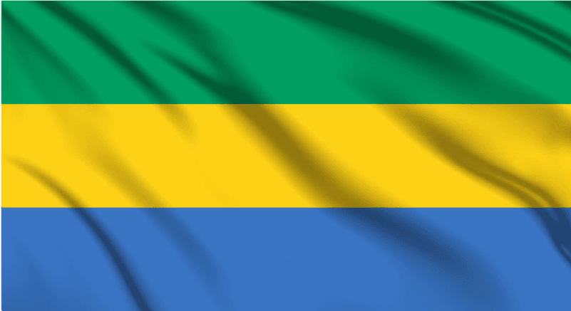 Gabon National Flag Wall Art - beink online art store