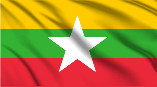 Myanmar National Flag Wall Art - beink online art store