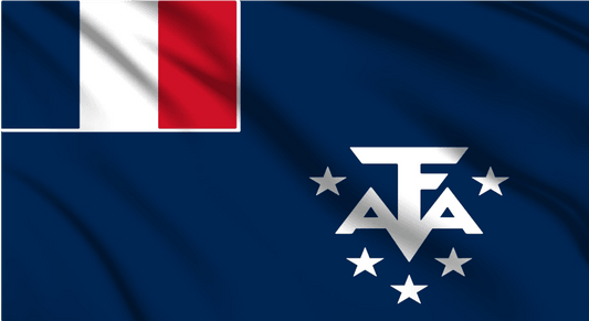 French Southern and Antarctic Lands National Flag Wall Art - beink online art store