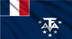 French Southern and Antarctic Lands National Flag Wall Art - beink online art store