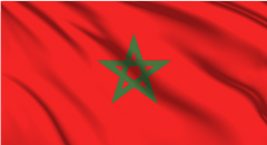 Morocco National Flag Wall Art - beink online art store