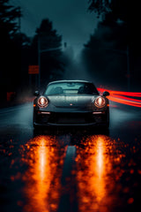 Dark Green Porsche 911 RS Wall Art