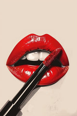 Red Lipstick On The Lips Wall Art