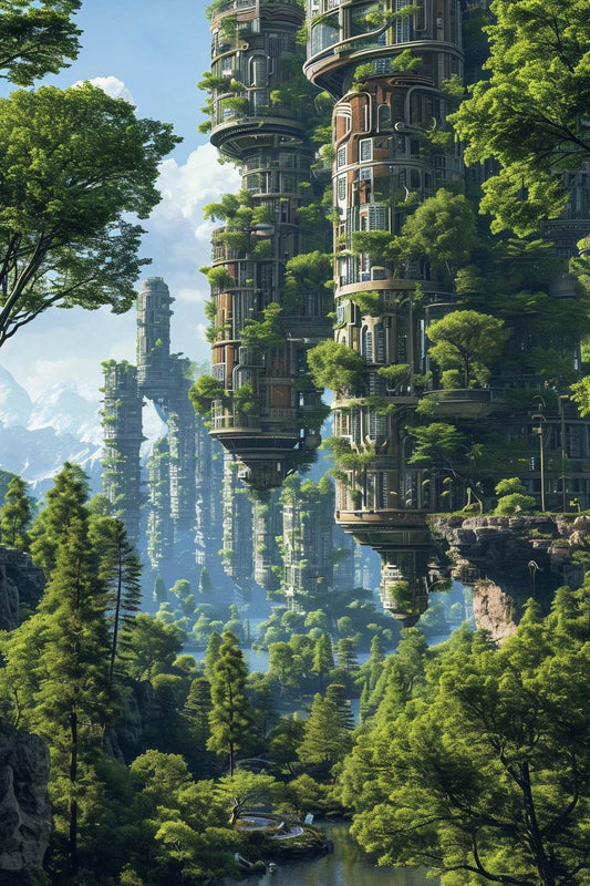 Lush Hanging Forest Wall Art - beink online art store