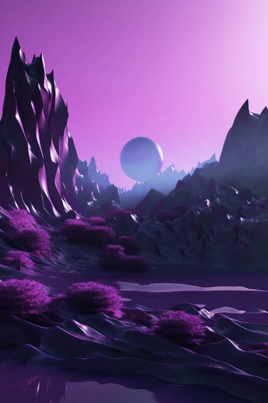 Galaxy Planets Digital Wall Art - beink online art store