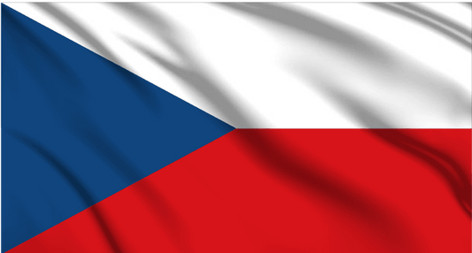 Czech Republic Flag Wall Art - beink online art store