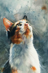 Cat Painted Picture Wall Art