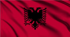 Albania National Flag Wall Art