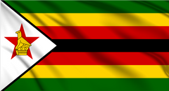 Zimbabwe National Flag Wall Art