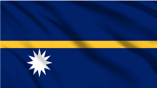 Nauru National Flag Wall Art - beink online art store