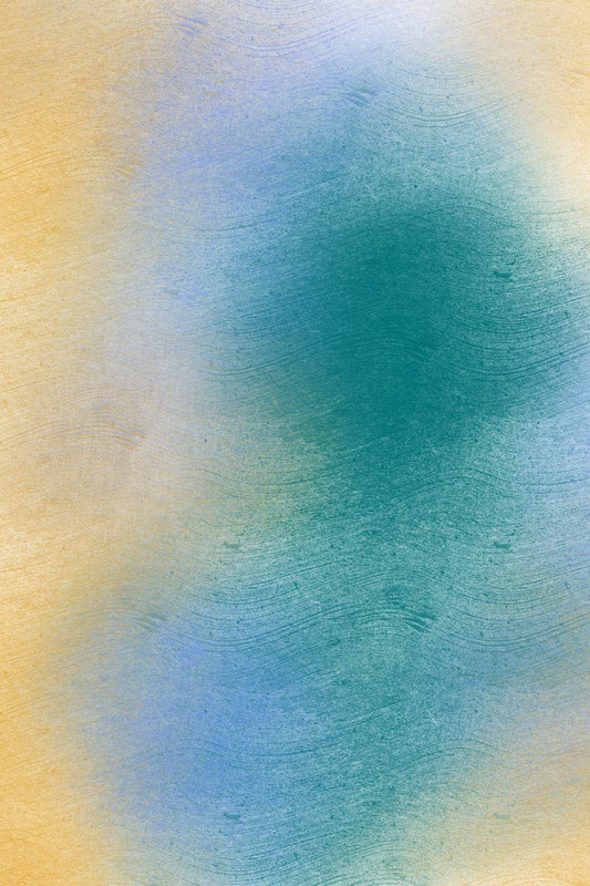 Green Blue Brown Matte Background Wall Art - beink online art store