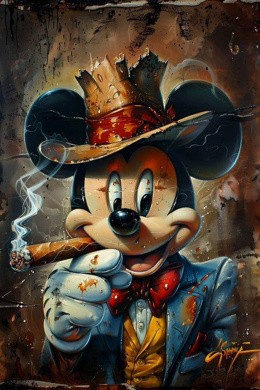 Mickey Noir Wall Art - beink online art store