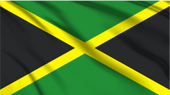 Jamaica National Flag Wall Art