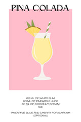 Pina Colada lemon Wall Art