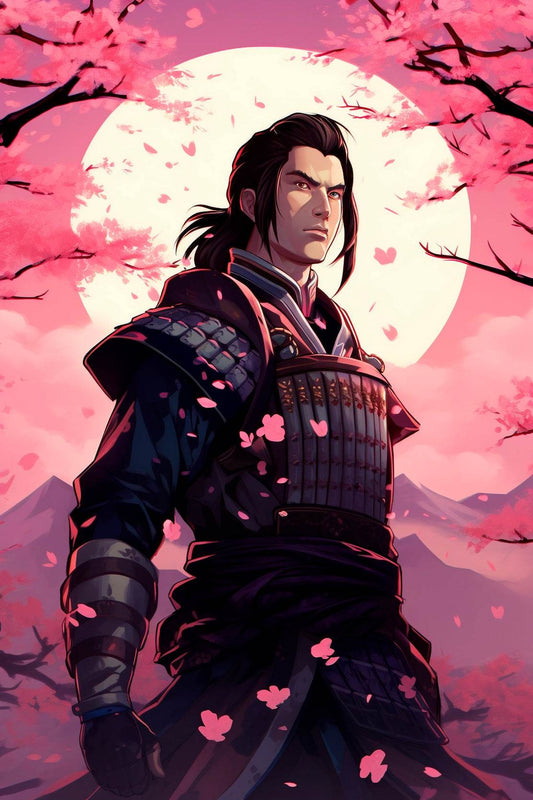 Samurai traditional Anime Wall Art - beink online art store