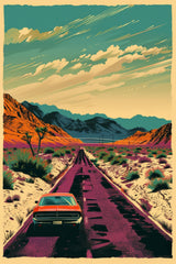 Desert Highway Wall Art