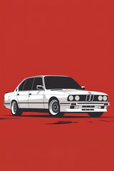 BMW E3 Classic Wall Art