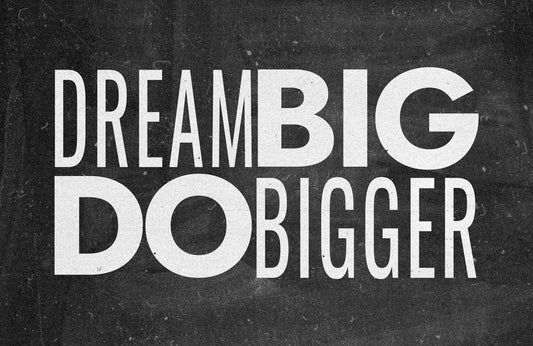 Dream Big Motivational Wall Art - beink online art store