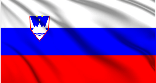 Slovenia National Flag Wall Art - beink online art store
