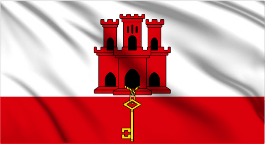 Gibraltar National Flag Wall Art - beink online art store
