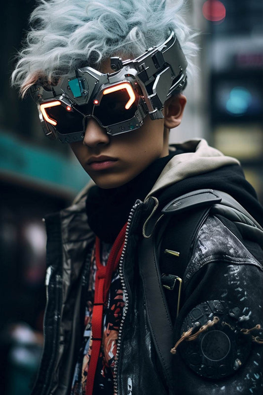 Avatar Boy Cyberpunk Wall Art - beink online art store