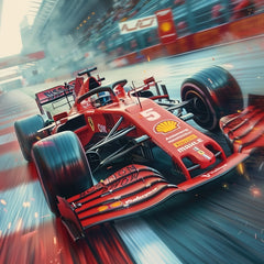 Formula 1 Metal Car Wall Art