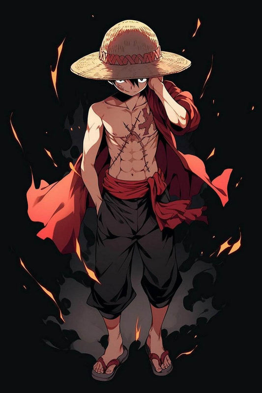 Monkey D. Luffy Anime Wall Art - beink online art store