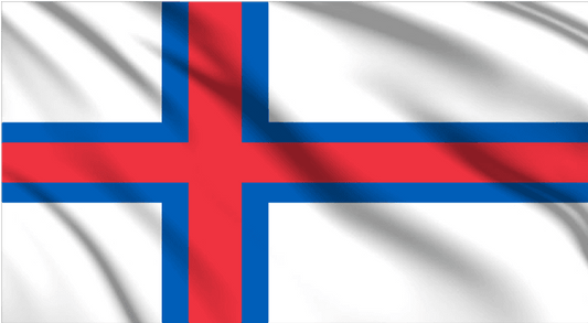 Faroe Islands National Flag Wall Art - beink online art store