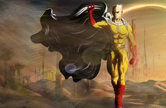 Saitama One Punch Man Anime Wall Art - beink online art store