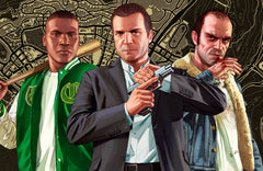 GTA V Character  Gaming Wall Art