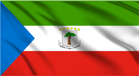 Equatorial Guinea National Flag Wall Art - beink online art store